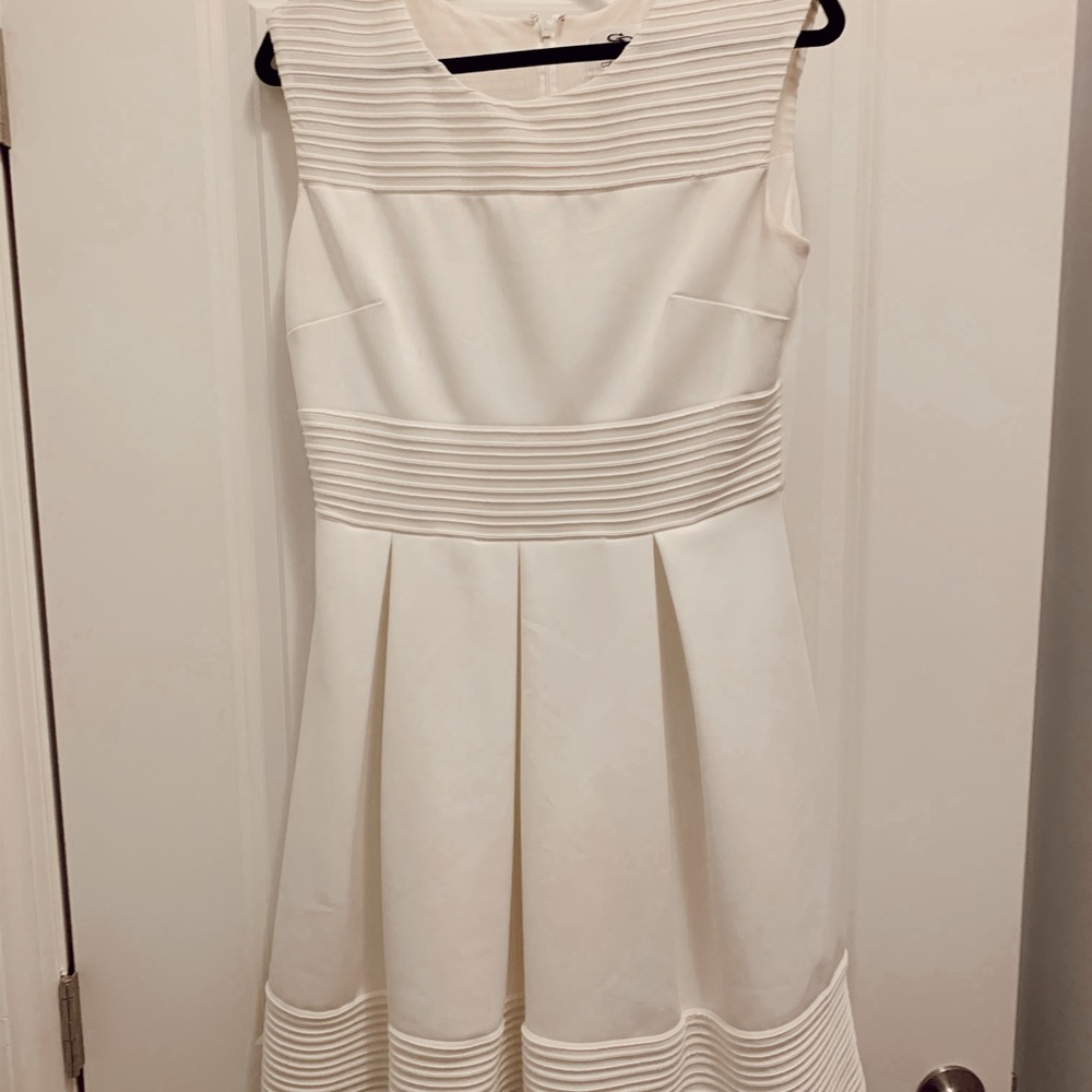 White A-Line Dress, Size 10